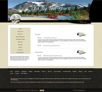 Church website Design