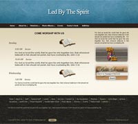 Church website Design